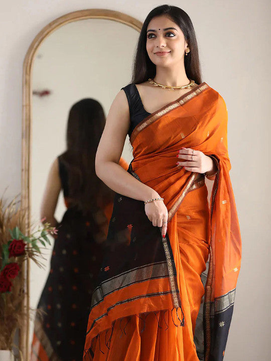 Woven Design Zari Banarasi Saree
