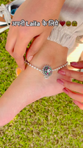 Bohemian Style Silver-Toned Anklet with Intricate Mandala and Colorful Accents