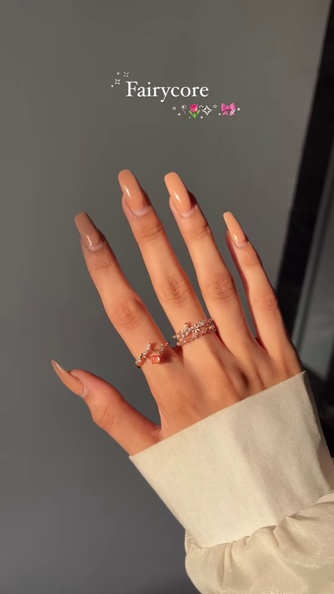 Whimsical Silver-Toned Fairycore Ring Set with Butterfly, Opal, and Star Accents