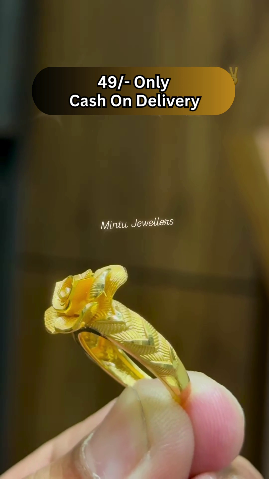 Rose Flower Ring – Delicate Floral Jewelry